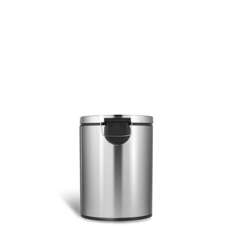 Corbeille pour déchets en acier inoxydable infrarouge 1,3 gallons