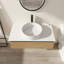 Meuble-lavabo mural 36 po avec lavabo en céramique