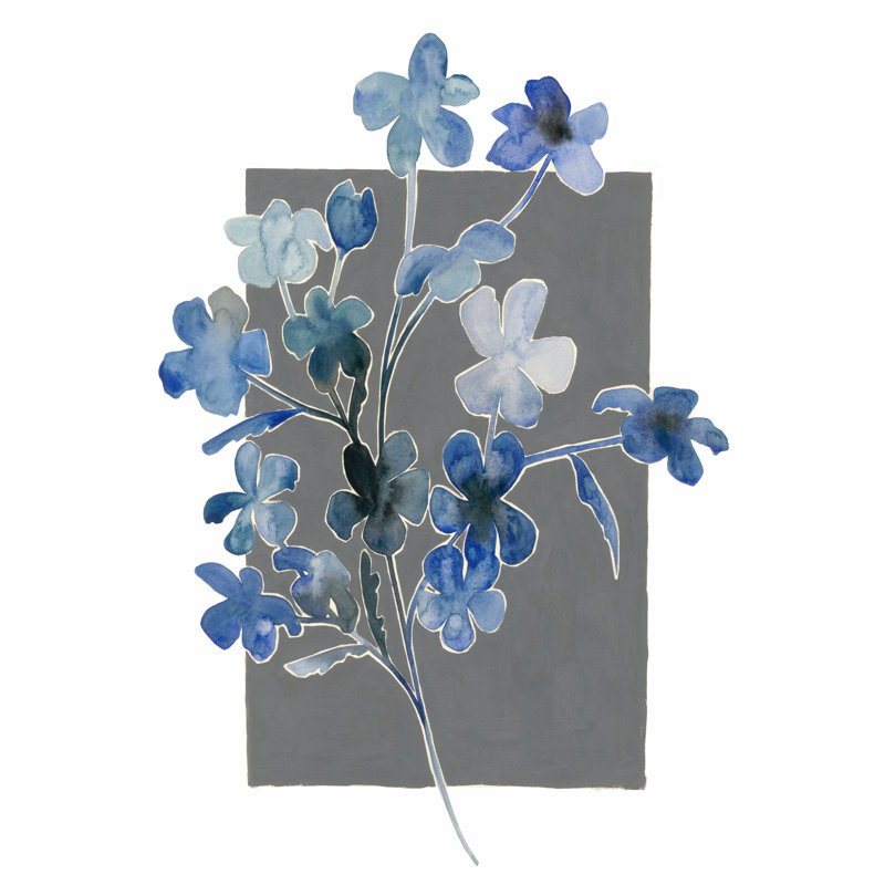 Blue Bouquet I by Grace Popp - Wrapped Canvas Print, 46cm H x 30cm W