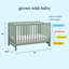 Lit de bébé convertible à profil bas 4 en 1 Colby-74115676