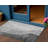 Tapis extérieur lavable abstrait gris anthracite 3 pi x 5 pi