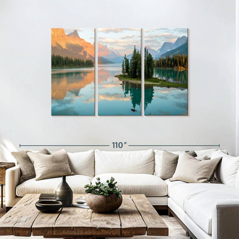 Alvord Maligne Lake Spirit Island, H 48 po x l 74 po