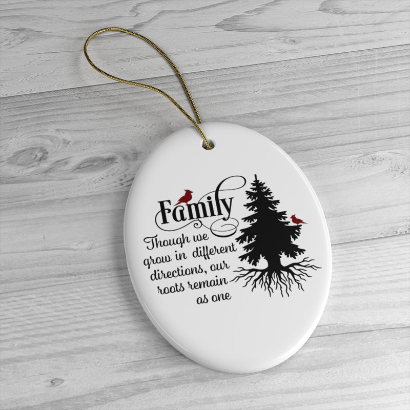 Ornement en forme de citation de famille «Lovely»