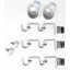 Coursey Steel Adjustable 84'' to 120'' Double Curtain Rod-726499750-726499775