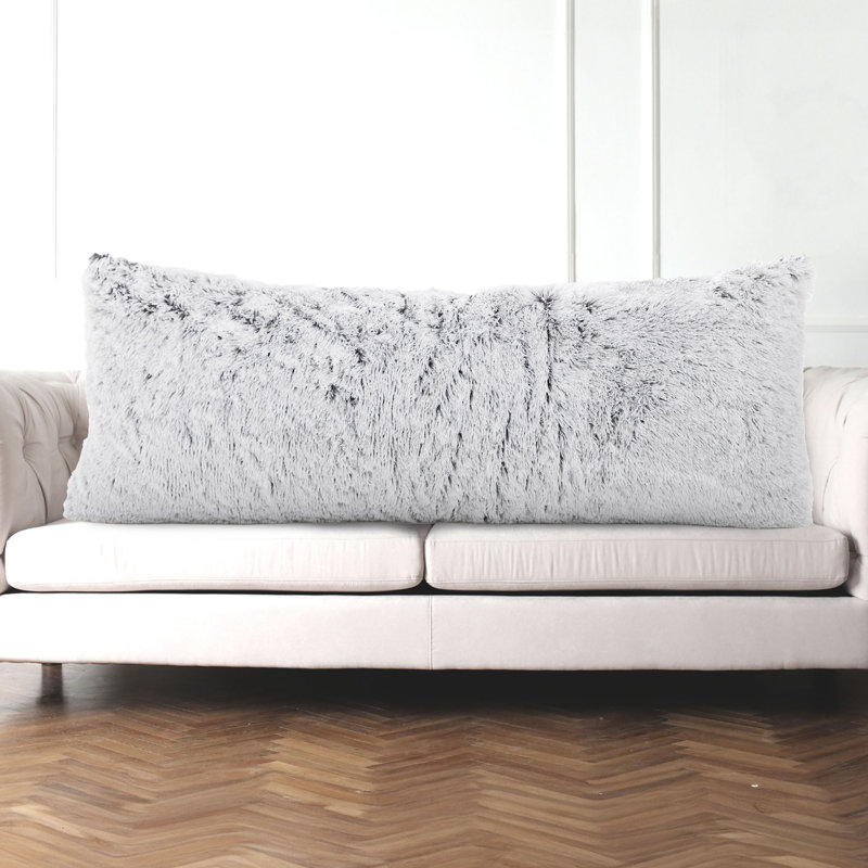 Down Alternative Plush Pillow, Gray