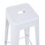 Tabouret à hauteur de comptoir 24 po, ensemble de 2 tabourets de bar en métal sans dossier, non empilable, amovible et facile à assembler, conception peu encombrante pour îlot de cuisine / bar / café / salle à manger-768049086-768049056-768049085