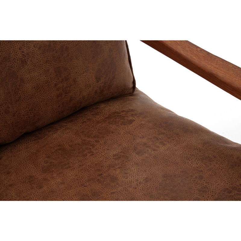 Fyre 2 Seater Faux Leather Loveseat