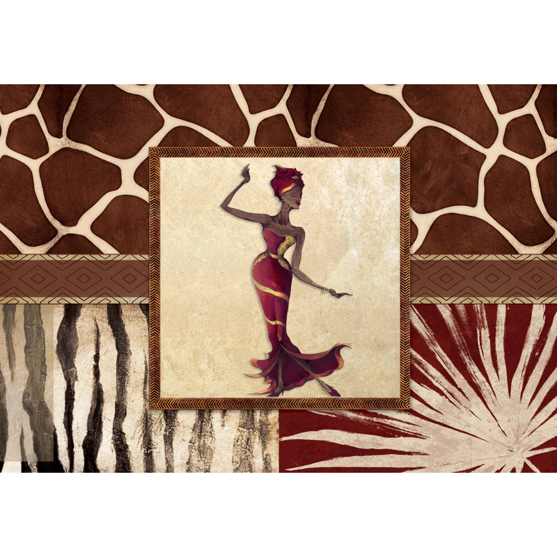 Ethnic 2 - Wrapped Canvas Painting, 51cm H x 76cm W x 3.8cm D