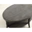 Table basse contemporaine contemporaine ovale en gris - moderne avec du bois et un espace de rangement supplémentaire-1897400639-1897400636