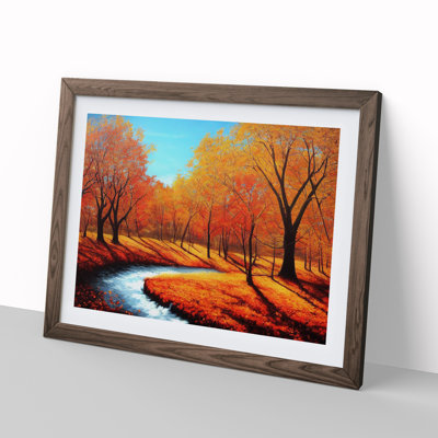 The Unreal Autumn Forest - Single Picture Frame Print