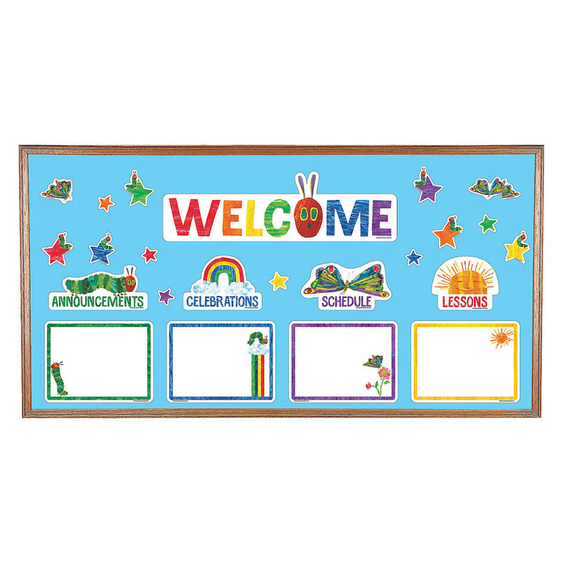 Eric Carle Colorful Preschool Bulletin Board Set