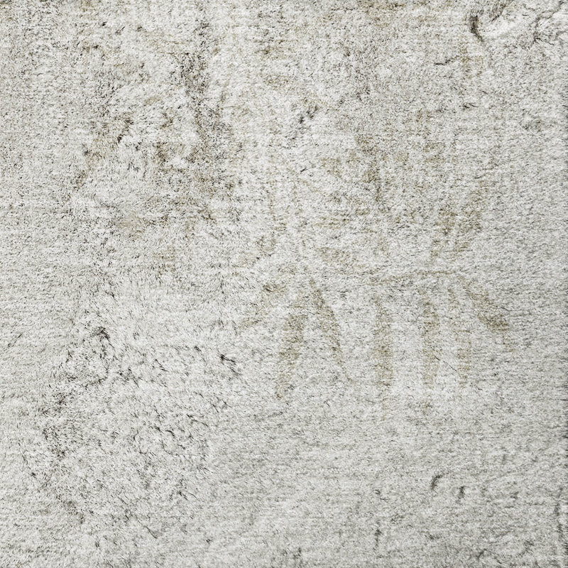 Tapis à poil long de qualité supérieure lavable à la machine ADS673, Beige, 8 pi x 10 pi