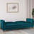 Novelle 81" Velvet Square Arm Convertible Sofa-809028435