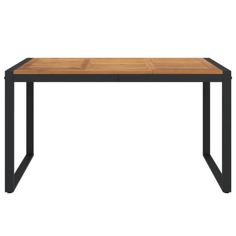 Table de salle à manger Villante, L 31,5 po x L 55,1 po x H 29,5 po, Brun 1