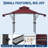 8x5 ft Grill Gazebo with Adjustable Dual Side Awnings, 2-Tier BBQ Gazebo Grill Shelter with 2 Handy Shelves, Steel Frame BBQ Canopy, Burgundy-124985108
