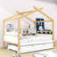 Lit plateforme avec rangement complet