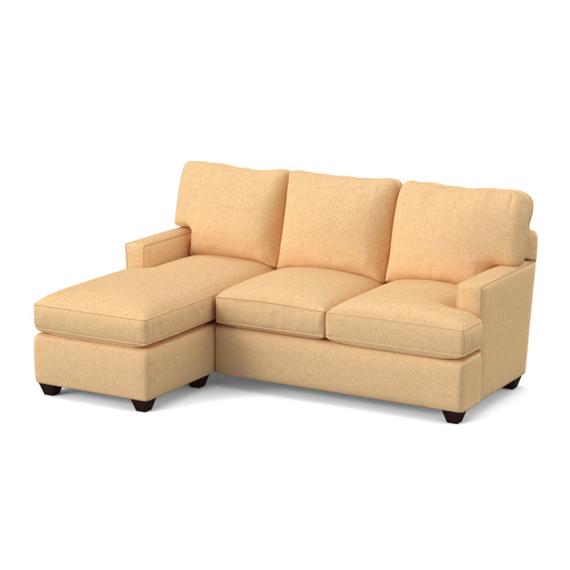 Canapé modulaire réversible avec repose-pieds de 80,5 po de largeur, Beige chameau Dorset