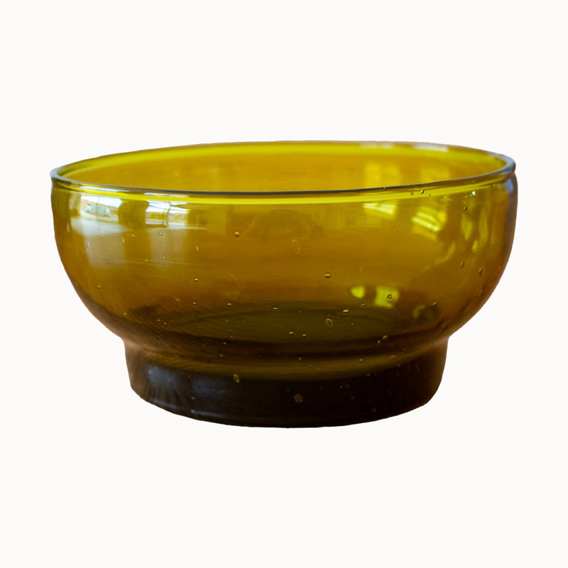 Footed Glass Bowl