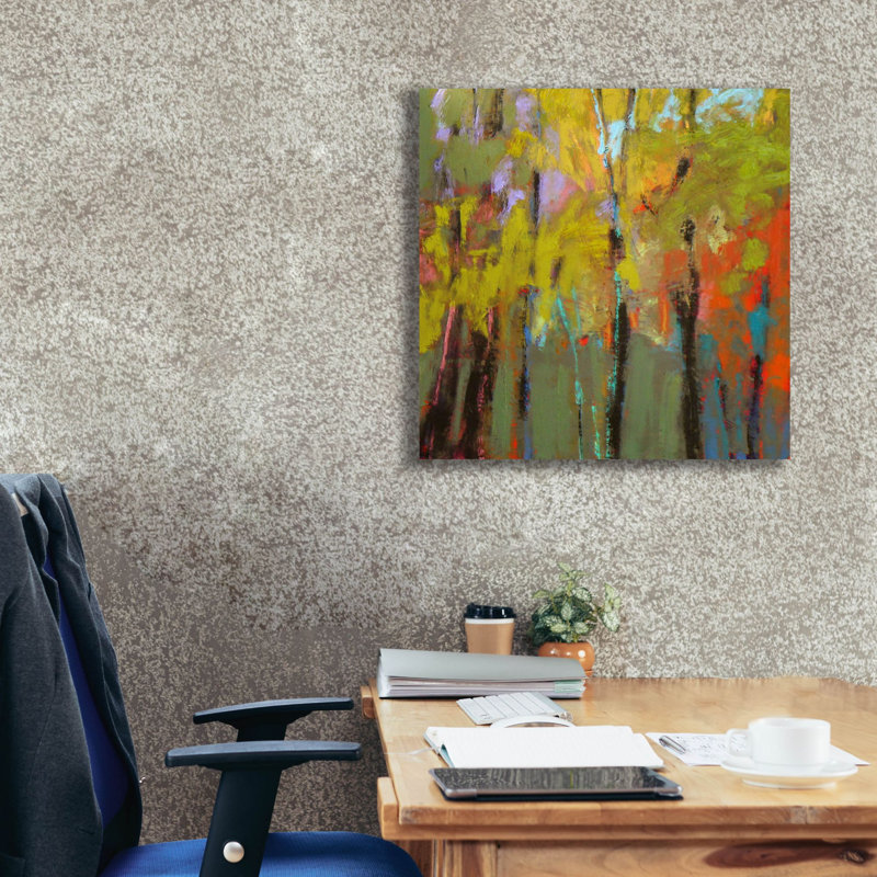 Sur toile, H 26 po x l 26 po x P 1,5 po