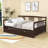 Jaye Wooden Daybed with Twin Size Trundle-162183935-162183904