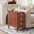 Advit Solid Wood 3 - Drawer End Table with Storage