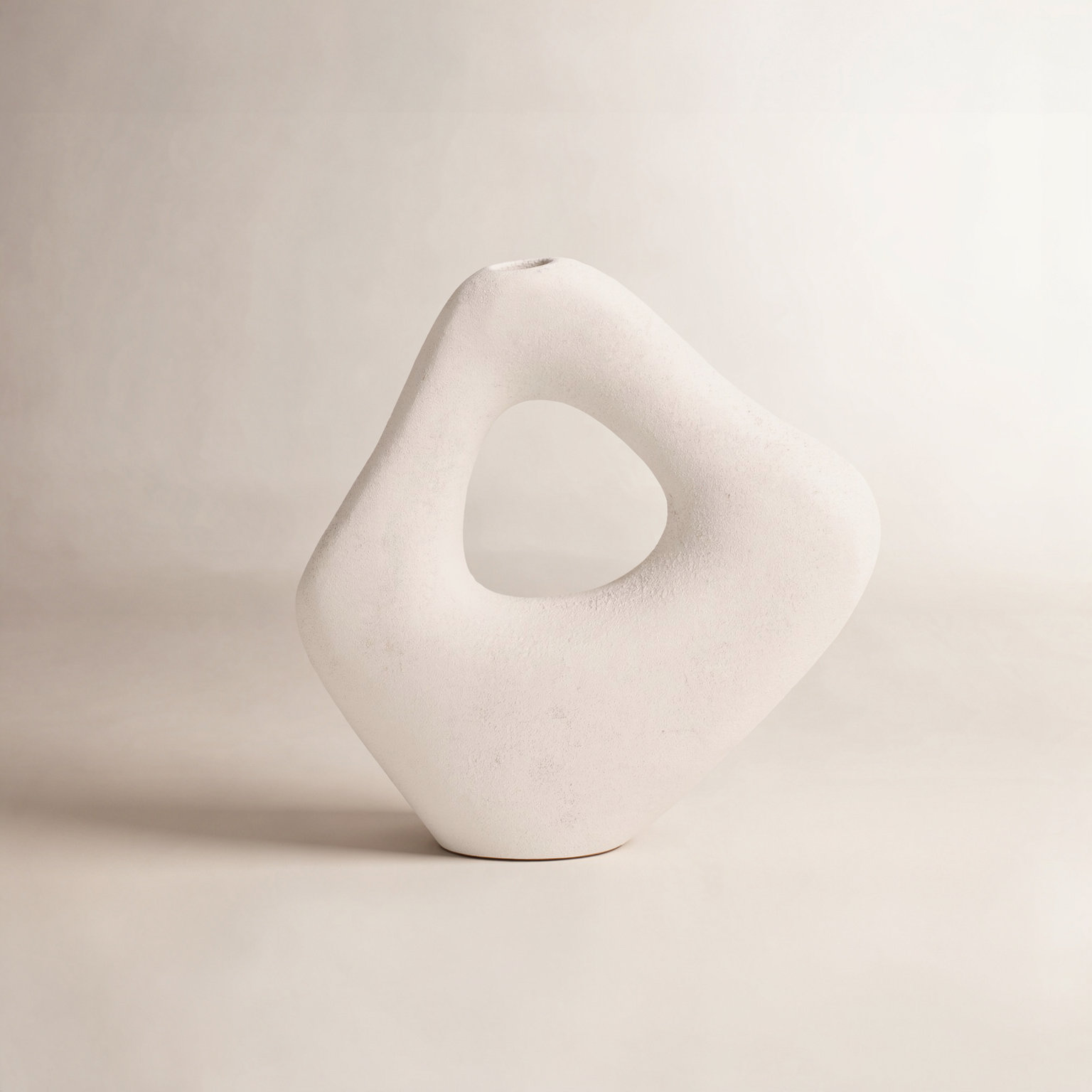 Table Vase, White