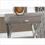 Table basse en stratifié aspect bois avec base chromée en X pour le salon / la chambre à coucher, l'écurie et amp; Polyvalent-793434760
