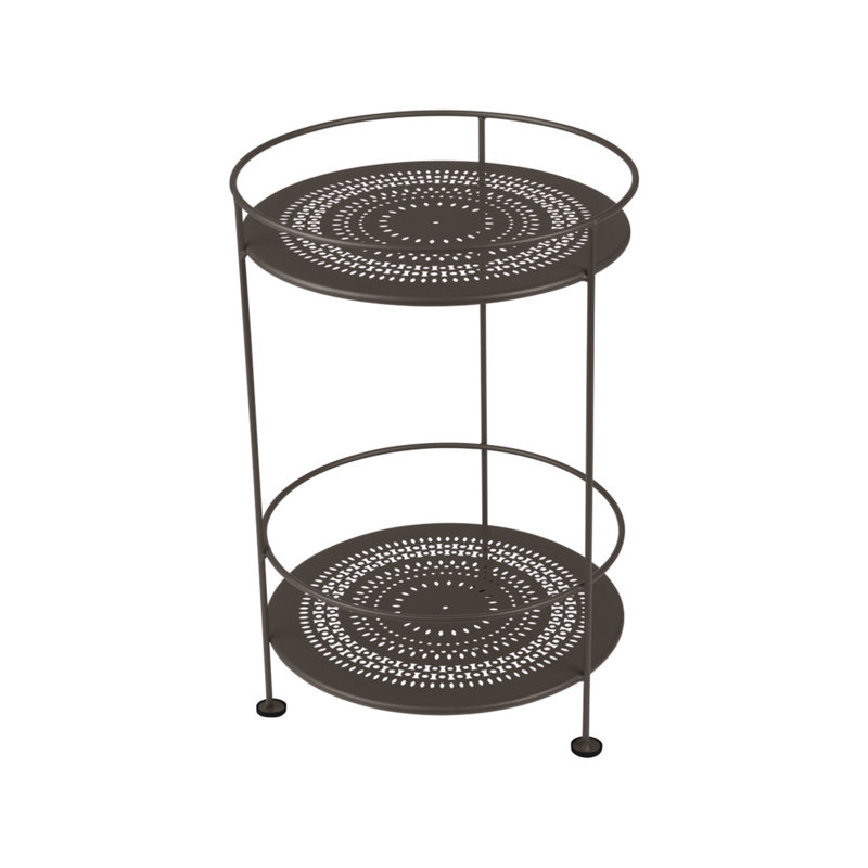 Guinguette Outdoor Round Side Table, Tonka