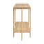 Console Table with Storage Shelves Narrow Hallway Entryway Sofa Table Modern