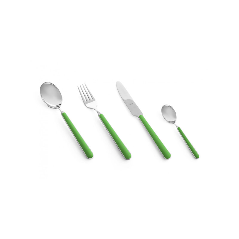 Cuillère de service vert pomme Fantasia