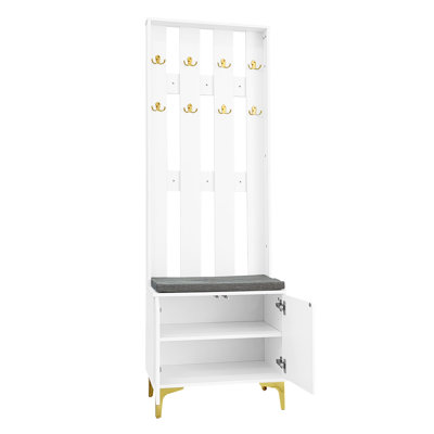 Armoire à vêtements et porte-manteau