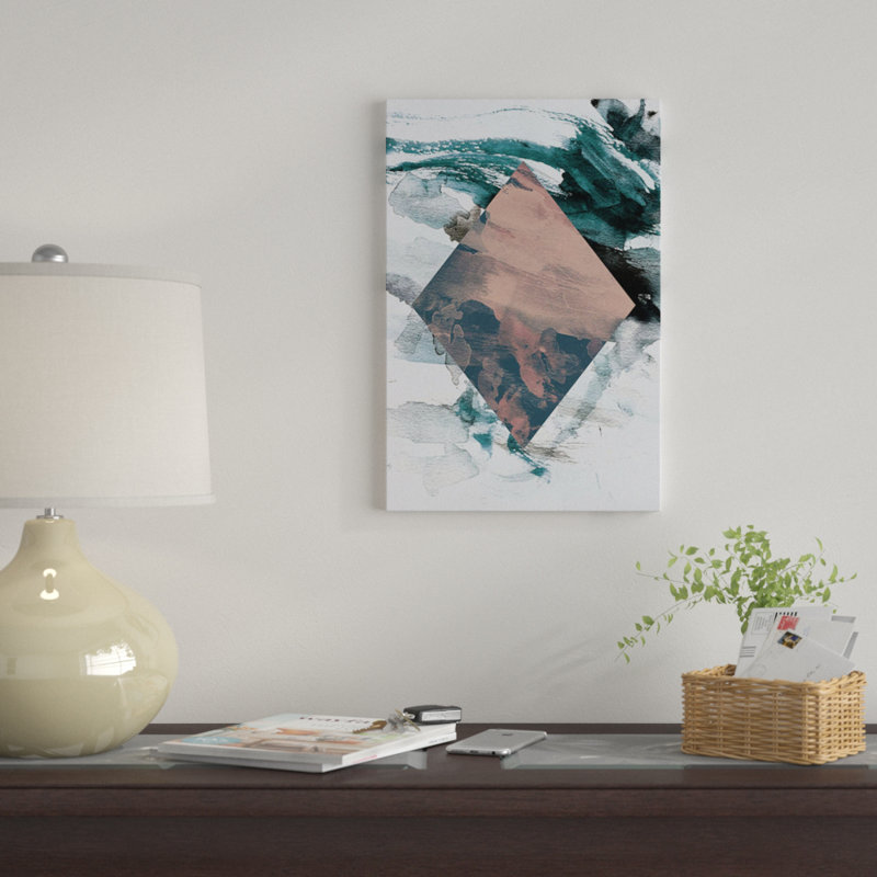« graphic liv », impression sur toile, H 12 po x l 8 po x P 0,75 po, Toile tendue, Pas de tapis