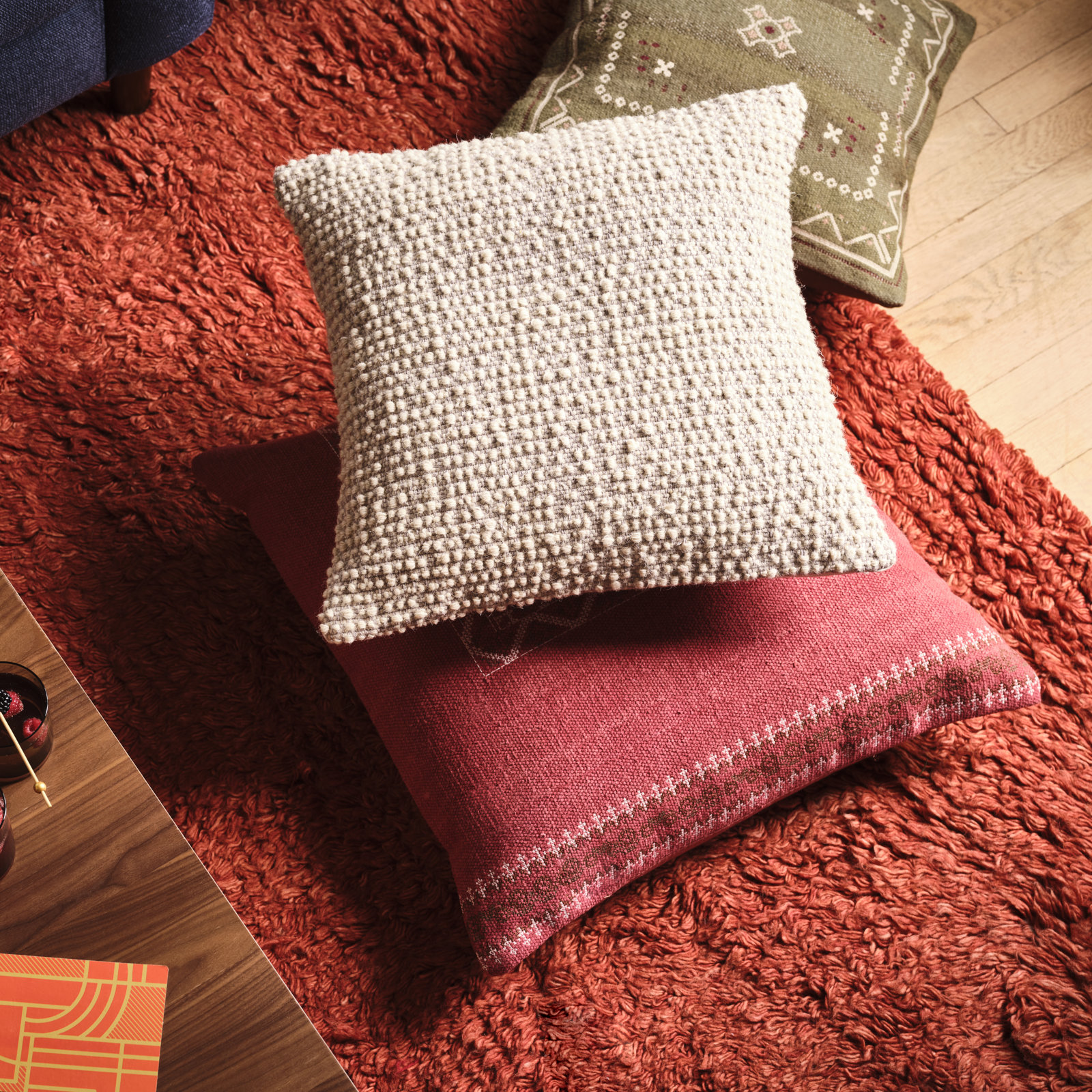 Tessa 20" x 20" Pillow Cover, Pillow Cover Only - No Insert