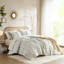 Édredon très grand / très grand 3 pièces, imprimé coton avec chenille, motif, rembourrage, lavable à la machine, aucun produit chimique nocif, style et rembourrage lavable, taies décoratives assorties-130701509
