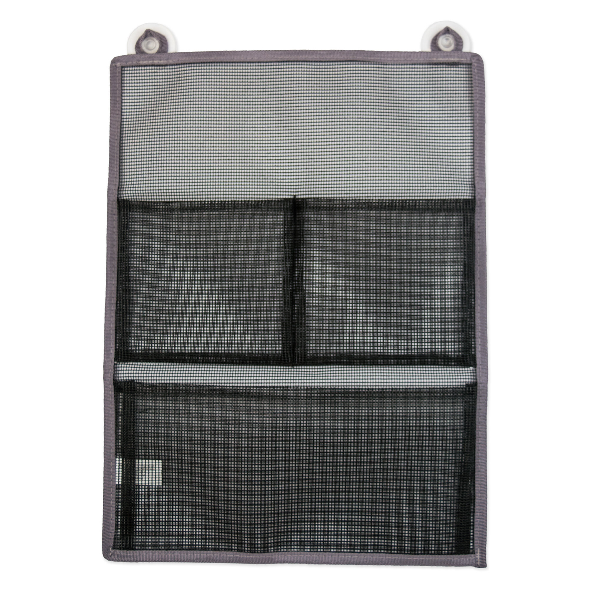 Utopia Alley Mesh Portable Shower Caddy, Quick Dry Shower Tote Bag ,Bathroom Organizer Bag - Gray