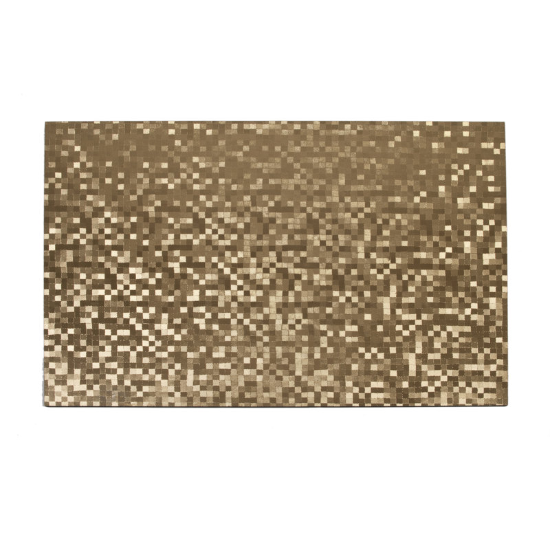 Dots Hard Placemat, Gold