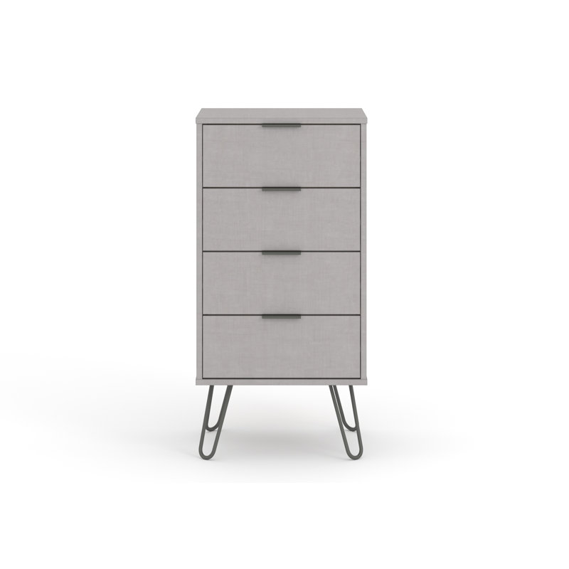 Dufresne 4 Drawer Narrow Chest of Drawers