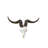 Kharlie Real Angora Ram Skull