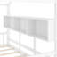 Lit double sur pied, lit Montessori avec tablette de rangement-912511573