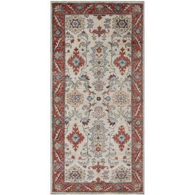 Allure Rectangle 87 cm x 176 cm Floral and Oriental Hand Woven Area Rug
