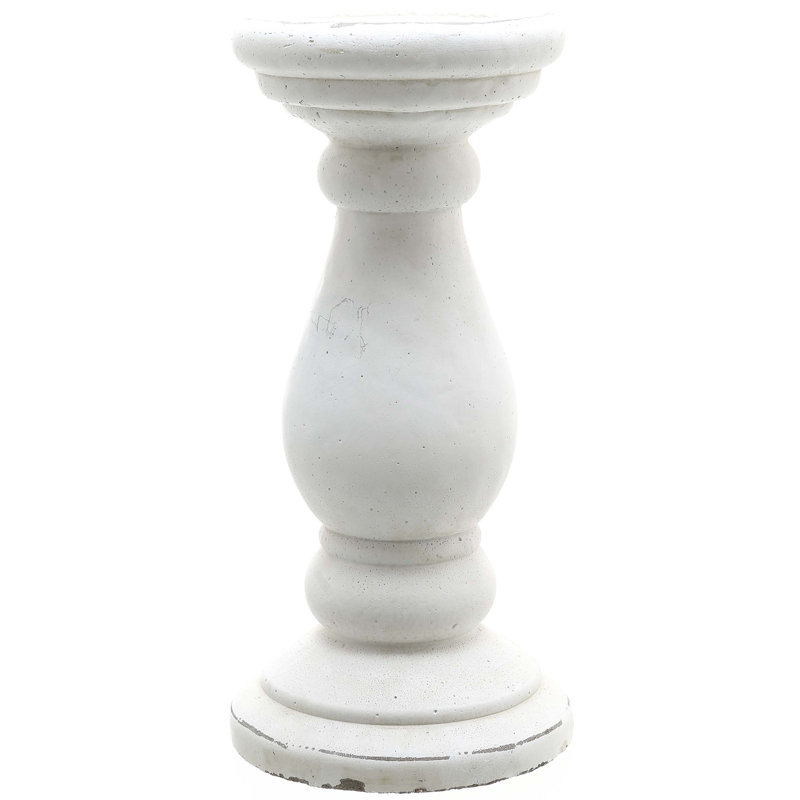 Andrian Ceramic Candle Accessories, White, 23cm H x 11cm W x 11cm D