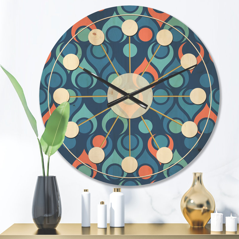 Horloge murale abstraite, Petit