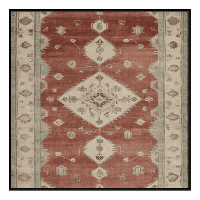 Machine Washable Overdyed Brown Area Rug