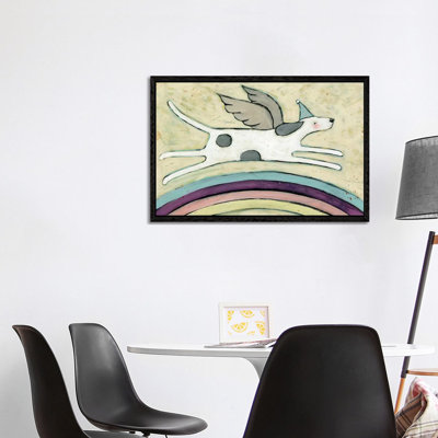 Dogs Go To Heaven by Teresa Kogut - Painting on Canvas