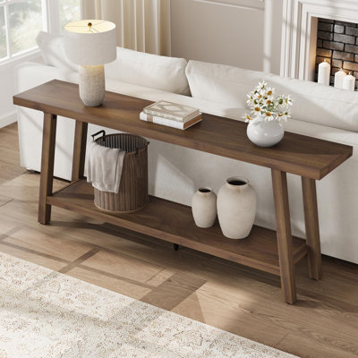 70.87" Extra Long Console Table, Narrow Sofa Table Behind Couch, Entryway Table for Hallway Living Room Foyer, Farmhouse Accent Skinny Table