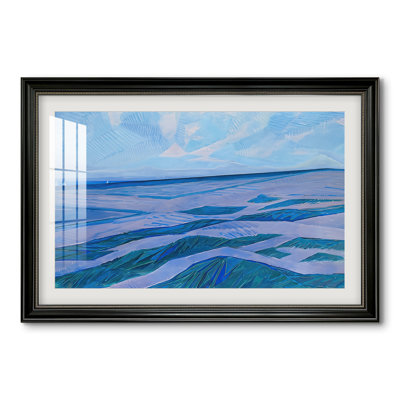 Dune Landscape, 1911-Piet Mondrian-Custom Framed Print