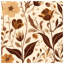 Couvre-lit matelassé Botanical Floral Illustration-128700692