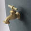Baril de pluie 50 gallons à fond plat avec robinet en laiton-49803348