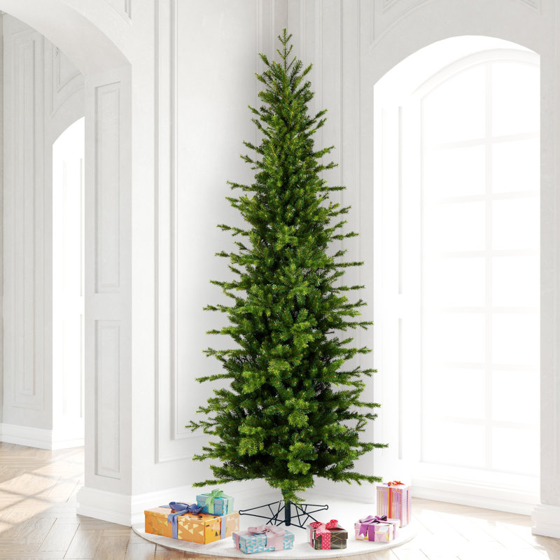 Moutauk Pine Artificial Christmas Pencil Tree, 12' H