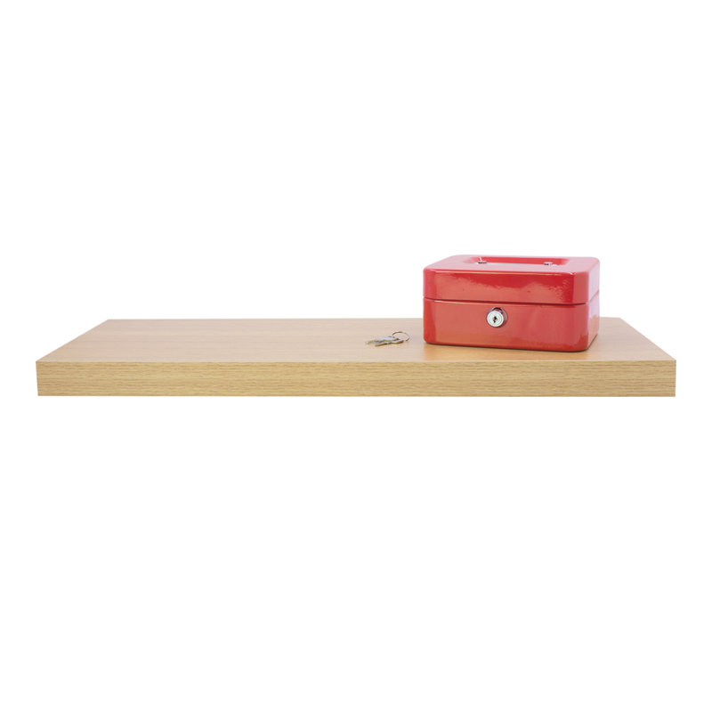 Plastic / Acrylic Floating Shelf, 4cm H x 80cm W x  23cm D